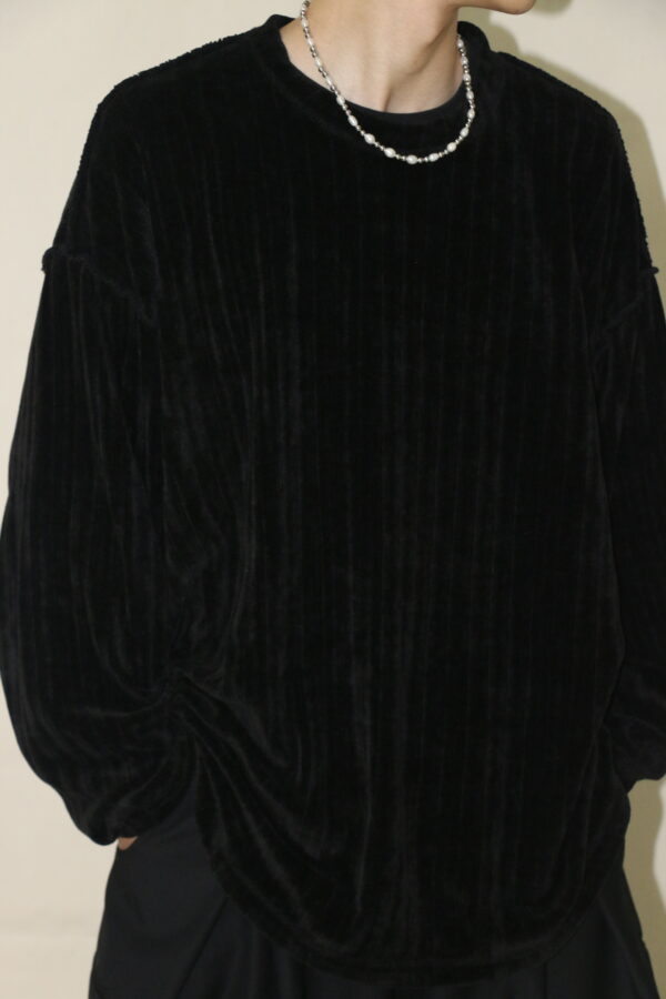 Nix | 🇰🇷 絨毛反車線長袖上衣