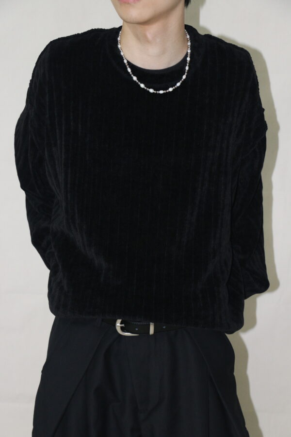 Nix | 🇰🇷 絨毛反車線長袖上衣