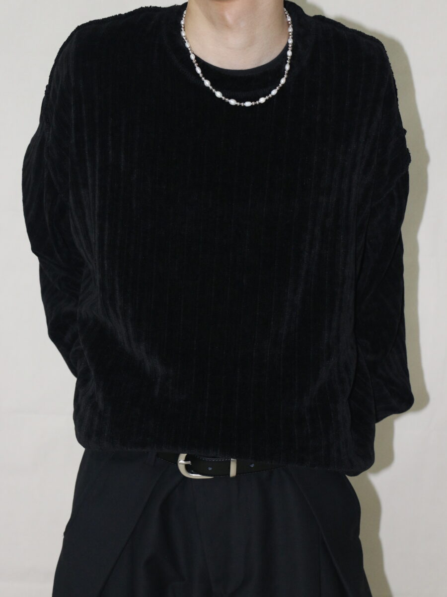 Nix | 🇰🇷 絨毛反車線長袖上衣