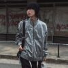 Nix | 🇰🇷 雙線銀幕 科技感 Y2K外套