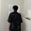 Nix | 🇰🇷 渲染抽刷感 簍空針織襯衫