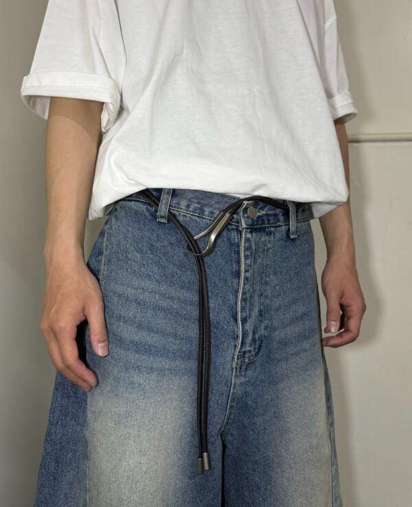 Nix | 🇰🇷 時尚金屬扣環 皮革腰帶