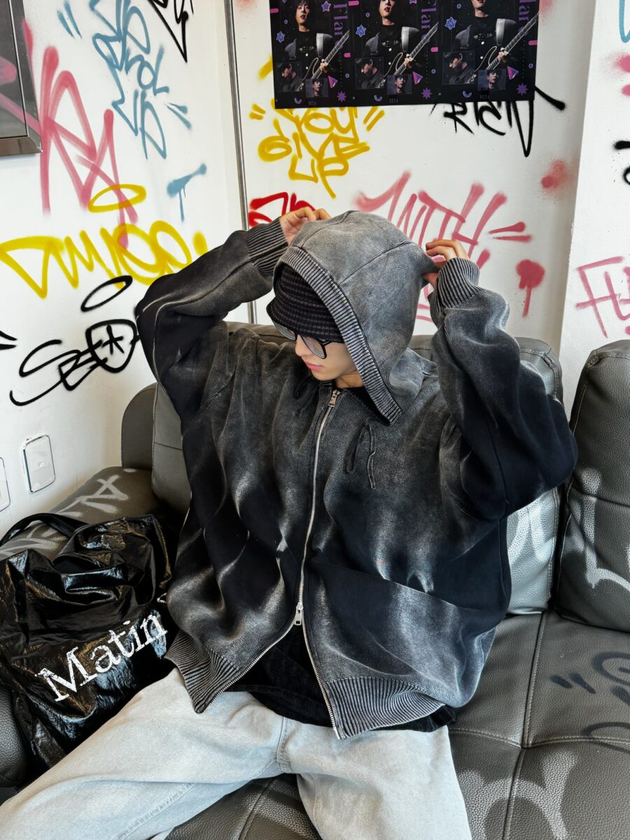 Nix | 🇰🇷水洗紮染針織外套