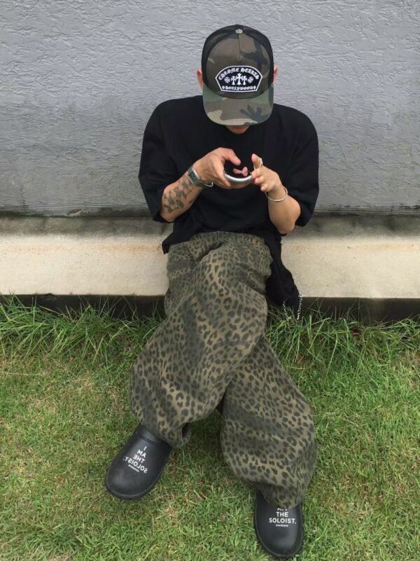 Nix | 🇰🇷 時尚街頭 繭型豹紋褲