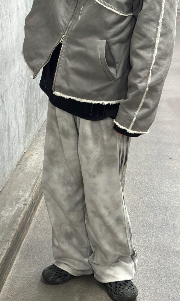 Nix | 🇰🇷 髒霧染三線長褲