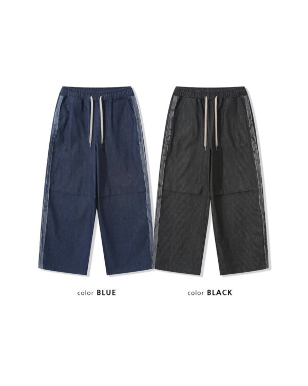 Nix | 🇰🇷 不修邊剪裁打褶長褲