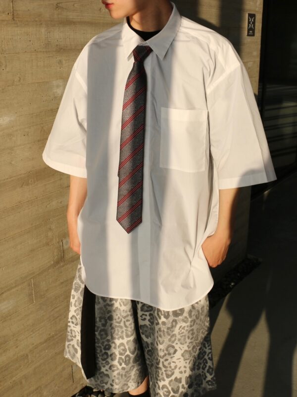 Nix | 🇰🇷 浴火鳳凰 紅灰斜紋領帶