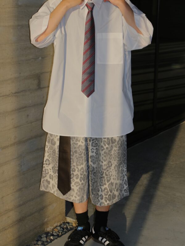 Nix | 🇰🇷 浴火鳳凰 紅灰斜紋領帶