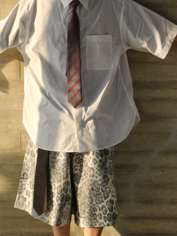 Nix | 🇰🇷 浴火鳳凰 紅灰斜紋領帶