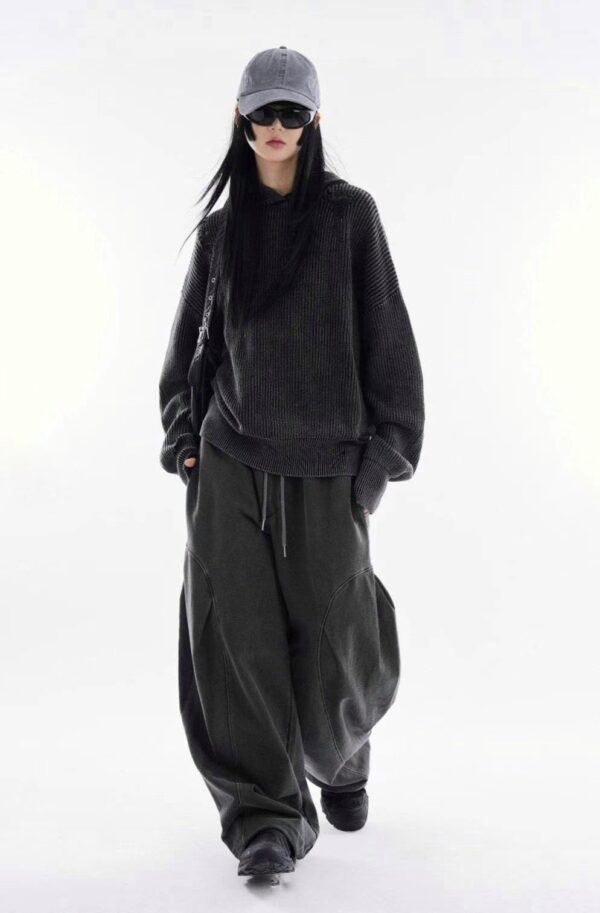 Nix | 🇰🇷RAUCOHOUSE 針織破壞連帽上衣