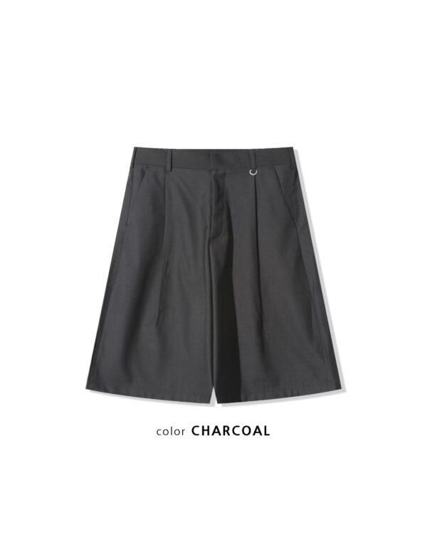 Nix | 🇰🇷 簡約摺線百慕達 西裝短褲