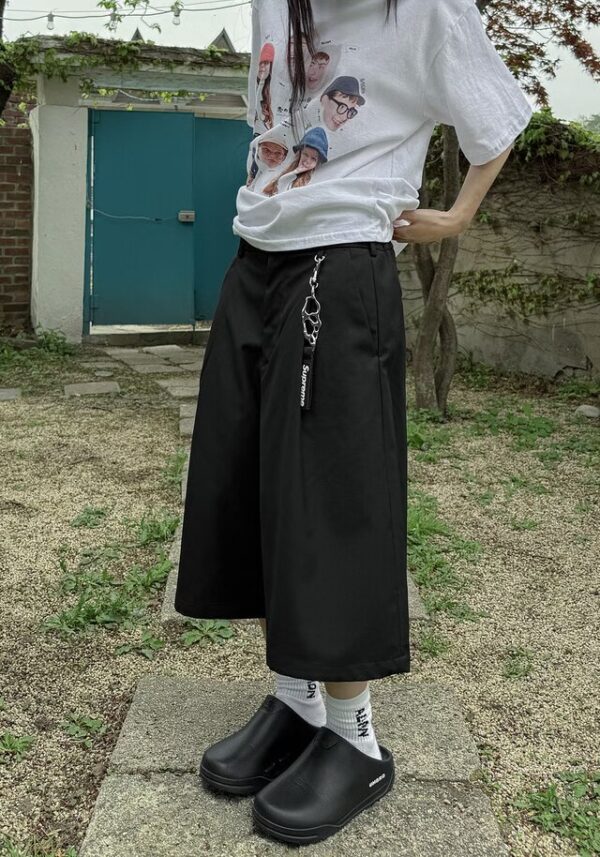 Nix | 🇰🇷 簡約摺線百慕達 西裝短褲