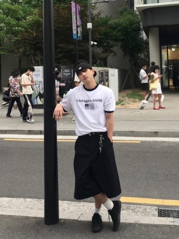 Nix | 🇰🇷 簡約摺線百慕達 西裝短褲