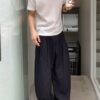 Nix | 🇰🇷 簡約條紋摺線長褲