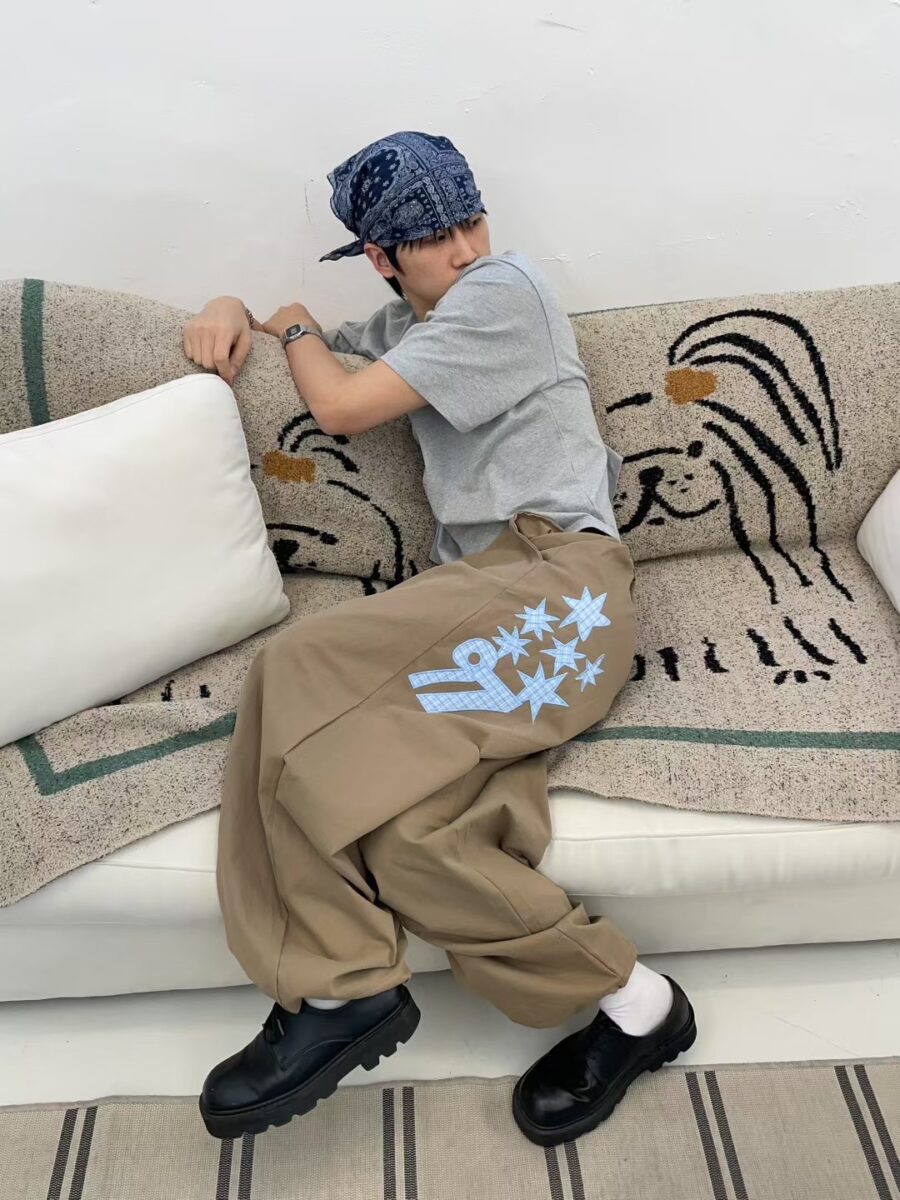 Nix | 🇰🇷 97格紋六芒星長褲