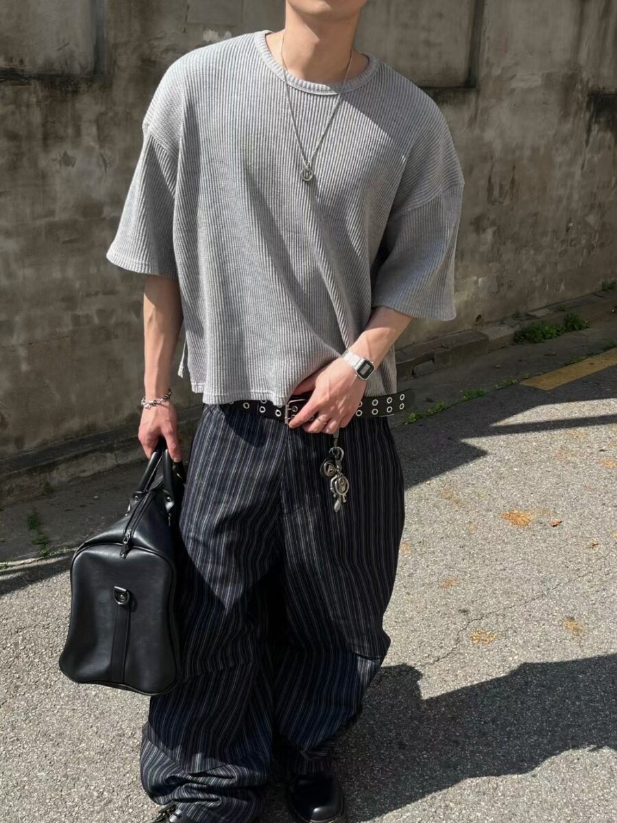 Nix | 🇰🇷 華夫格 Boxy tee 寬短版上衣