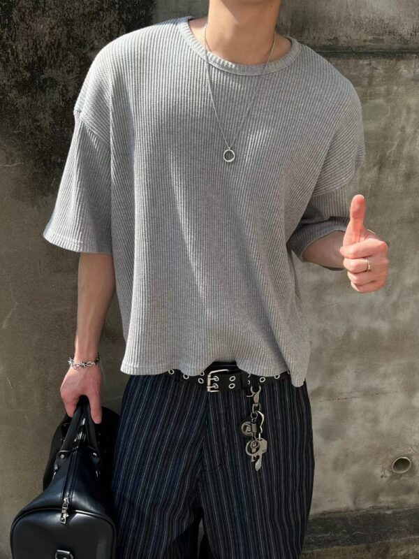 Nix | 🇰🇷 華夫格 Boxy tee 寬短版上衣