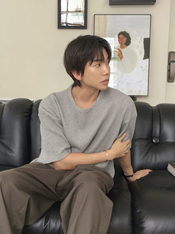 Nix | 🇰🇷 華夫格 Boxy tee 寬短版上衣