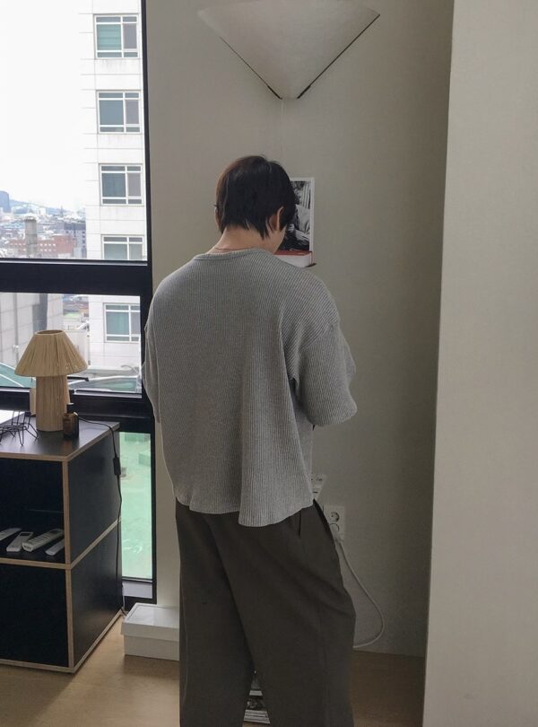 Nix | 🇰🇷 華夫格 Boxy tee 寬短版上衣