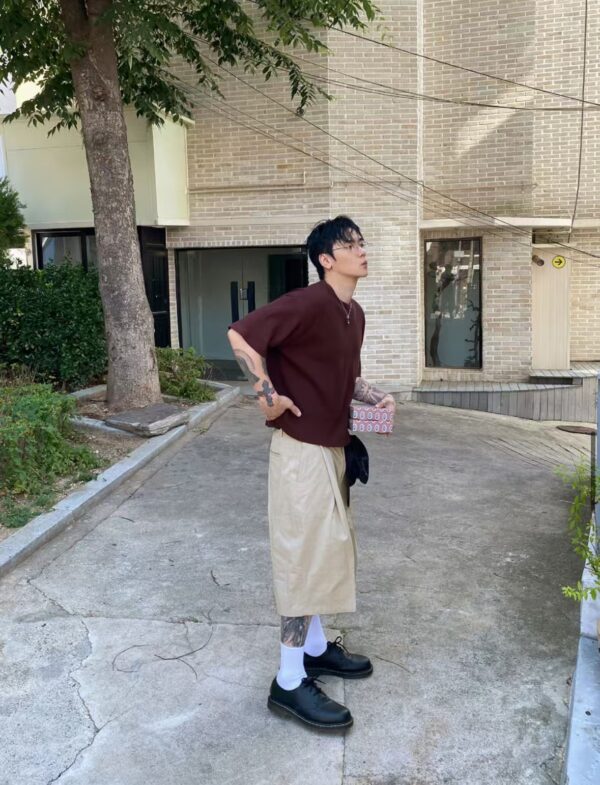 Nix | 🇰🇷 華夫格 Boxy tee 寬短版上衣