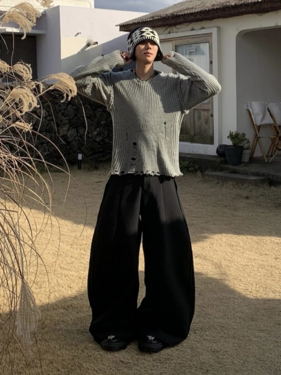 Nix | 🇰🇷 微喇叭彎刀西裝褲