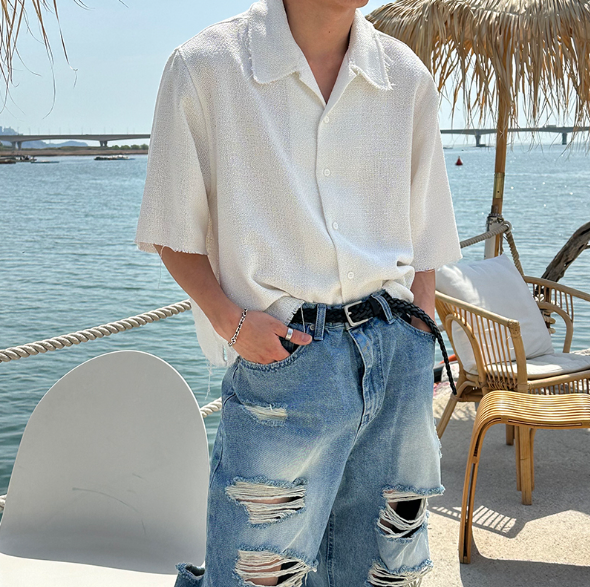 Nix｜🇰🇷 小香風流蘇短版襯衫