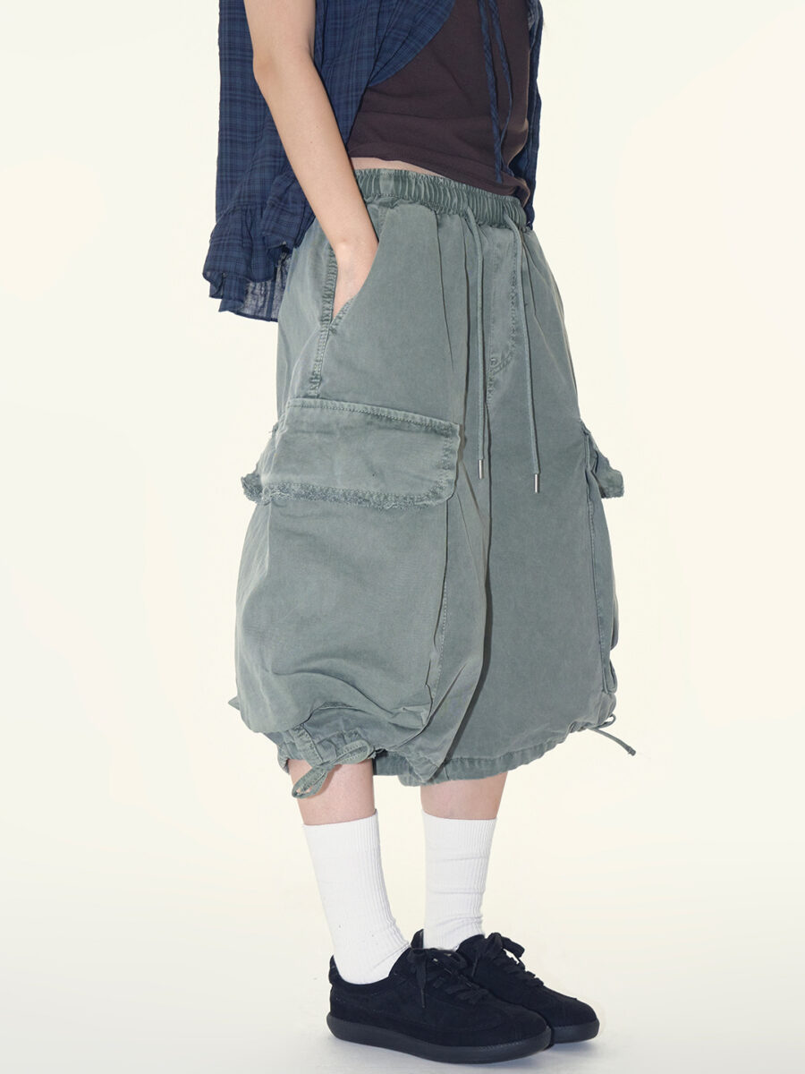 Nix | 🇰🇷 Raucohouse 百慕達水洗工裝七分褲