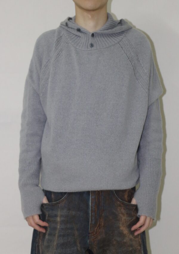 Nix | 🇰🇷 馬海毛巴拉克拉法連帽上衣