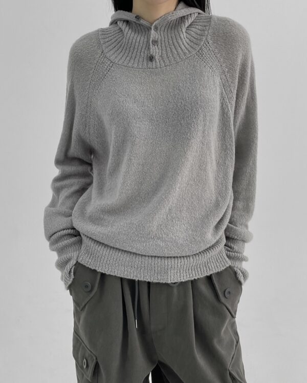 Nix | 🇰🇷 馬海毛巴拉克拉法連帽上衣