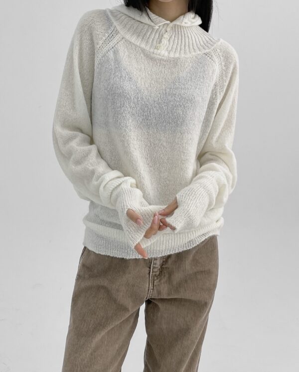 Nix | 🇰🇷 馬海毛巴拉克拉法連帽上衣