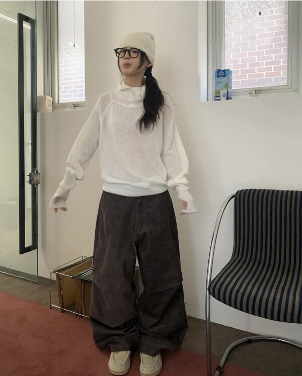 Nix | 🇰🇷 馬海毛巴拉克拉法連帽上衣