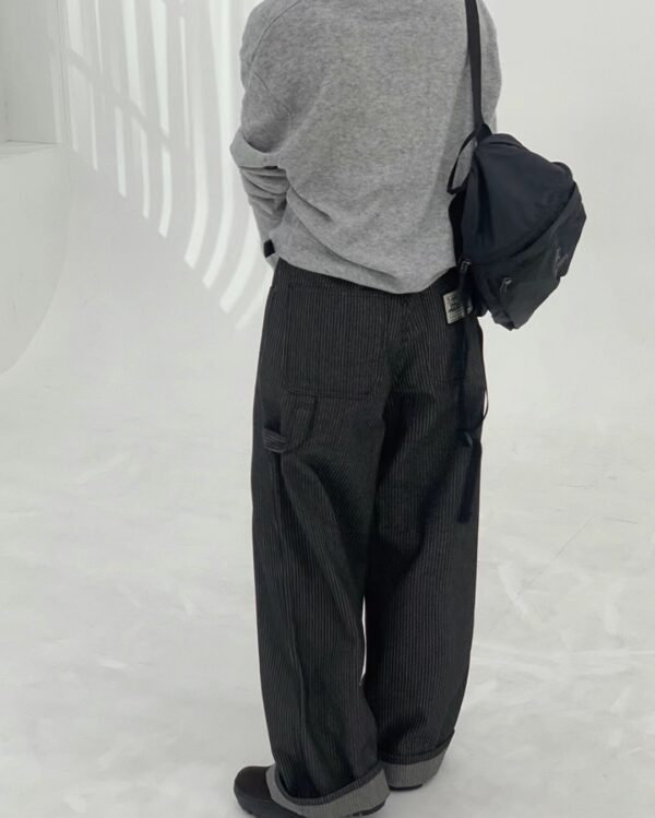 Nix | 🇰🇷 細條紋經典丹寧套裝