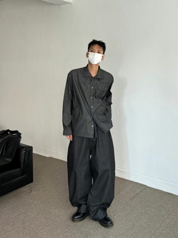 Nix | 🇰🇷 寬鬆丹寧闊腿牛仔褲