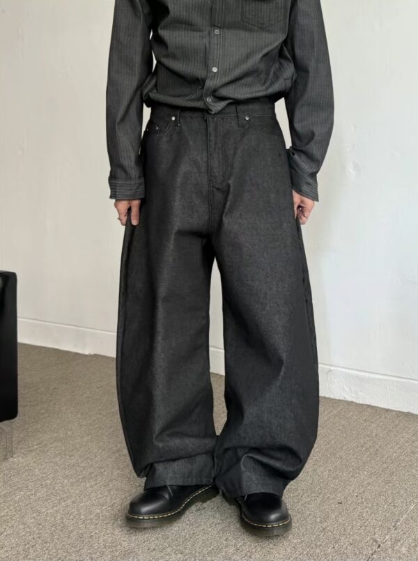 Nix | 🇰🇷 寬鬆丹寧闊腿牛仔褲