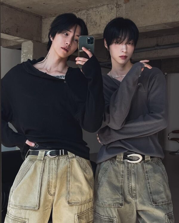 Nix | 🇰🇷 華夫格側鈕扣連帽上衣