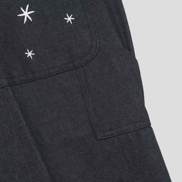 Nix | 🇰🇷 星星刺繡原色丹寧褲