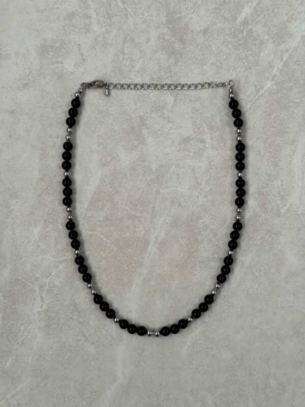 Nix | 🇰🇷 黑隕石瑪瑙珍珠項鍊