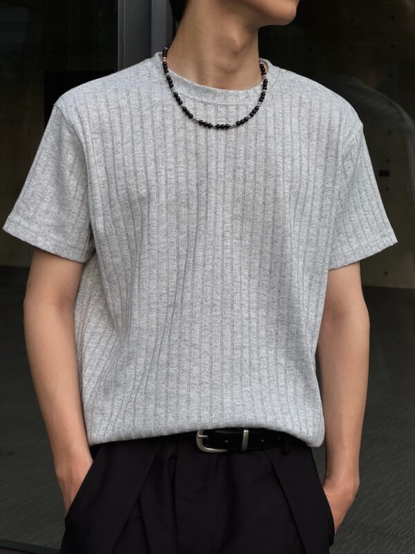 Nix | 🇰🇷 針織坑條修身上衣