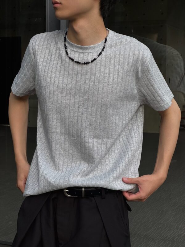 Nix | 🇰🇷 針織坑條修身上衣