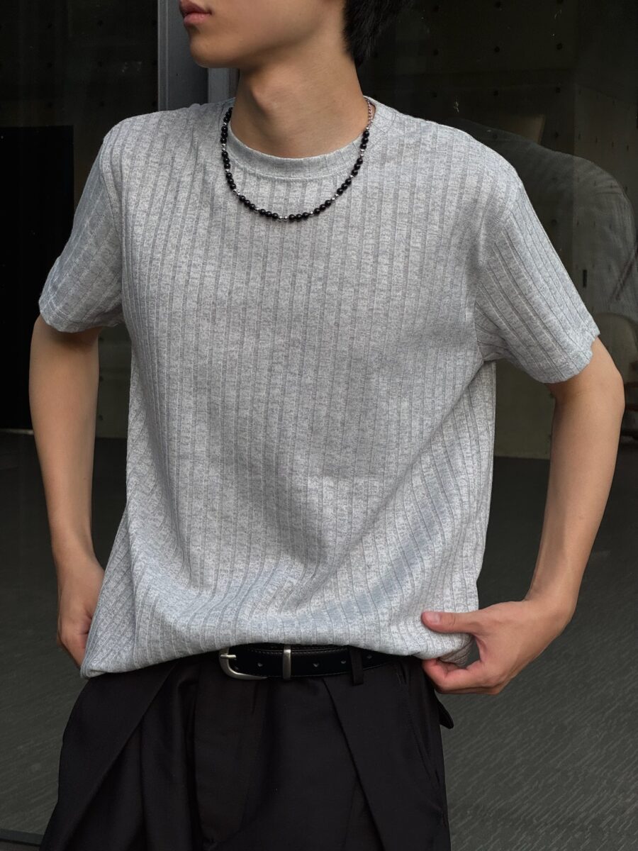 Nix | 🇰🇷 針織坑條修身上衣