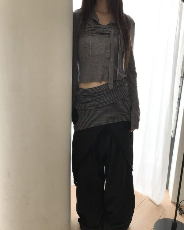 Nix | 🇰🇷 墮落天使 尼龍片裙長褲