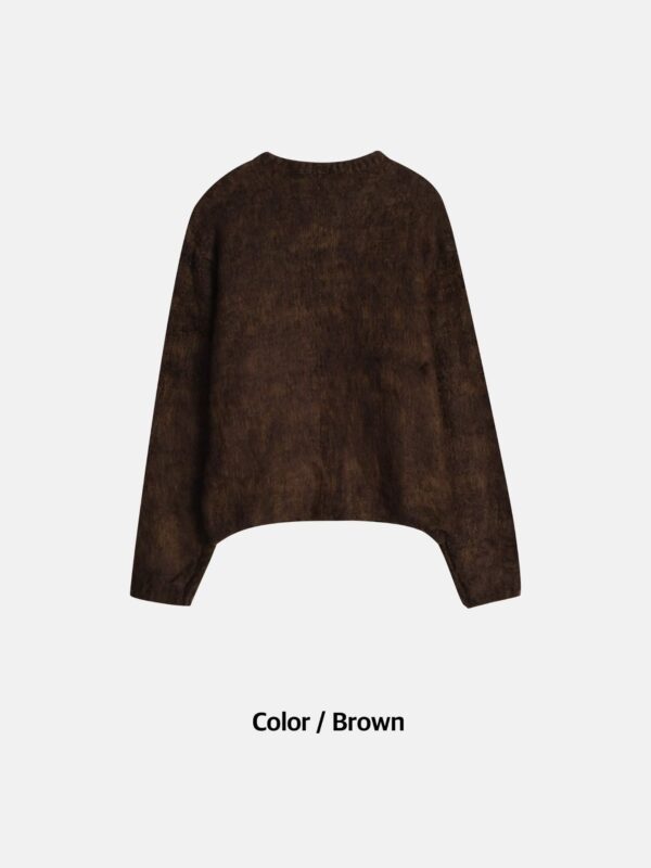 Nix | 🇰🇷 雪絨毛短版針織外套