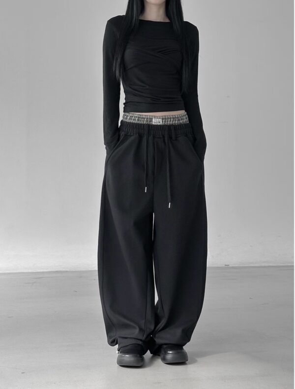 Nix | 🇰🇷 雙褲頭寬鬆棉褲