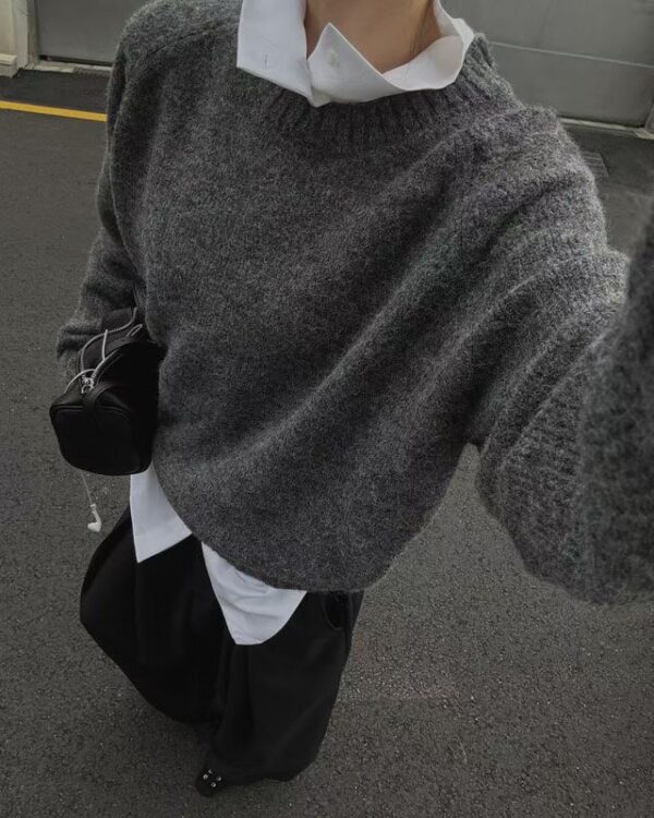 Nix | 🇰🇷 簡約悉里針織毛衣