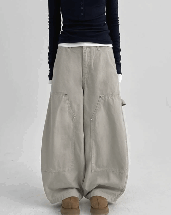 Nix | 🇰🇷 鉚釘側綁帶牛仔褲
