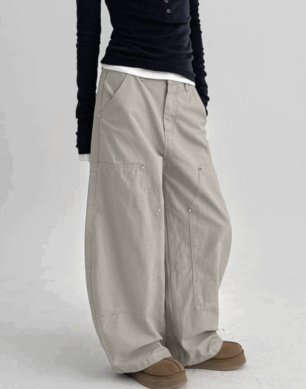 Nix | 🇰🇷 鉚釘側綁帶牛仔褲