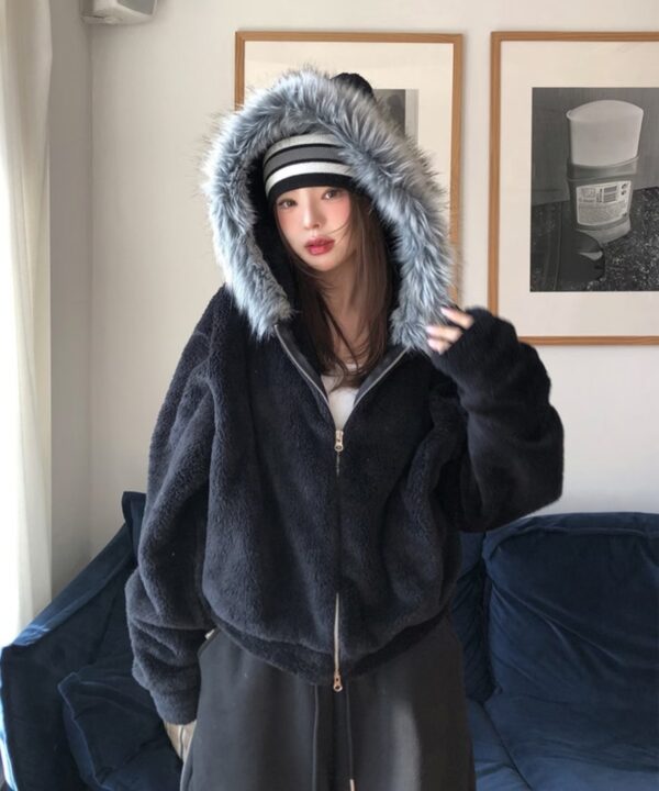 Nix | 🇰🇷 貂毛羔羊絨毛外套