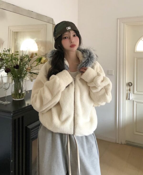 Nix | 🇰🇷 貂毛羔羊絨毛外套