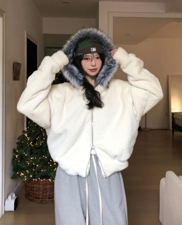 Nix | 🇰🇷 貂毛羔羊絨毛外套