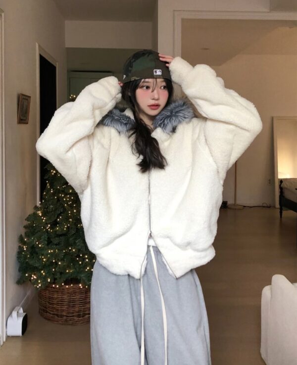 Nix | 🇰🇷 貂毛羔羊絨毛外套